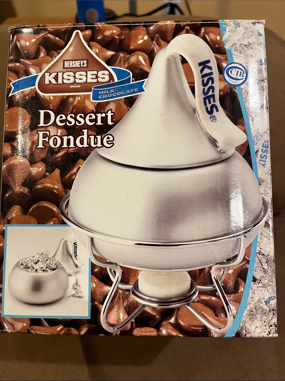 Hershey’s Kisses Silver Dessert Fondue Set